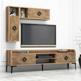 Hanah Home Samba Mueble para TV Nogal